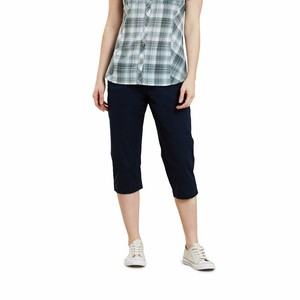 white stretch capris