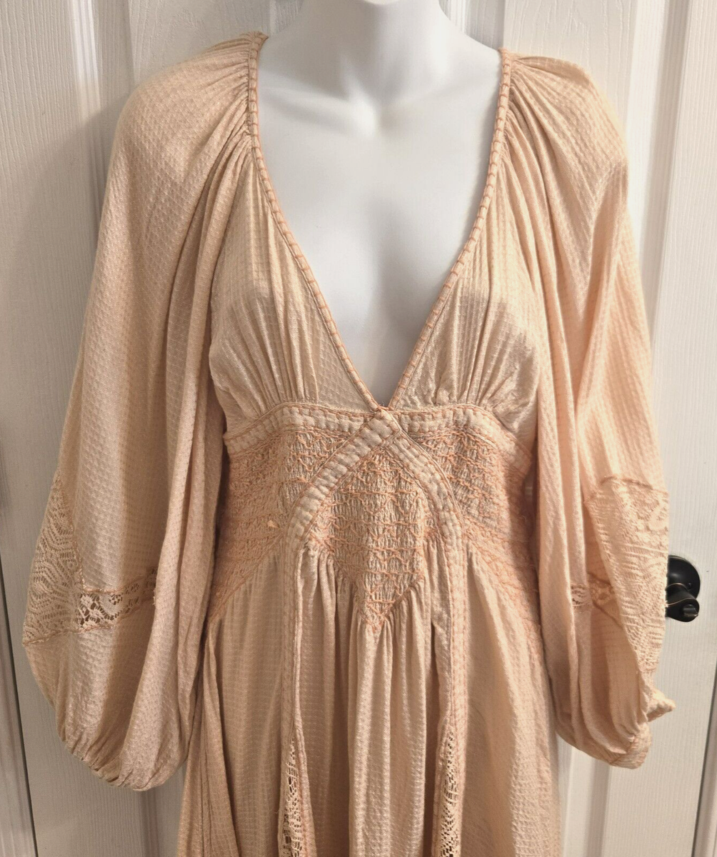 knee length dresses for ladies Free People Southwest Lace Maxi Dress  Timber Boutique