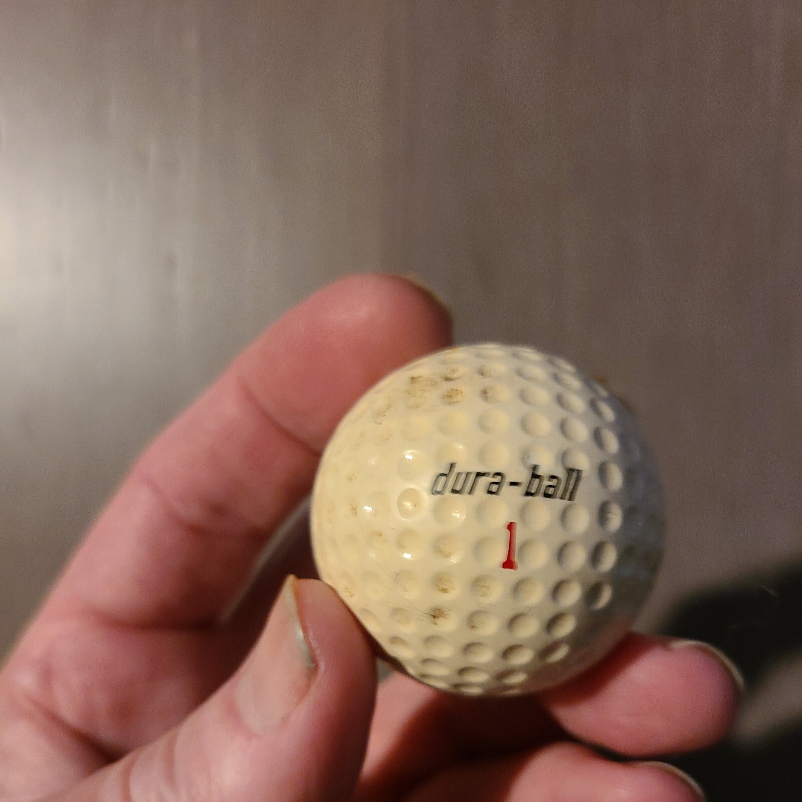 Vintage Golf Ball (1) Foremost Tough Cover  