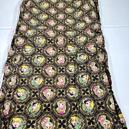 springs fabric black nintendo golden badges 38x100 2.7 yards 2016 - Picture 3 of 17