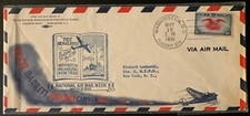 USA 1938 National Air Mail Week Washington Philadelphia New York
