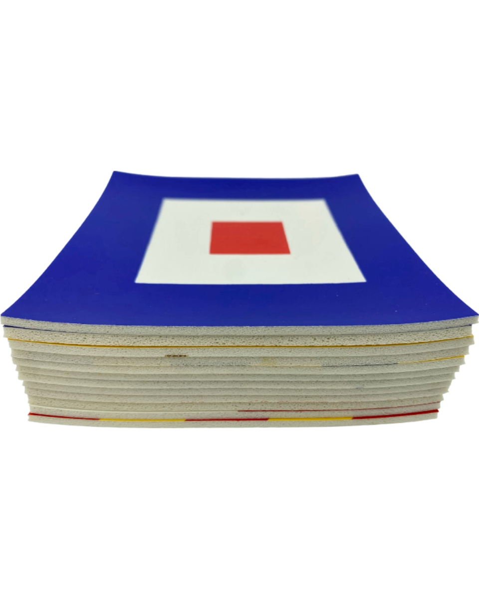 Set 12 Dessous De Verre Cocktails Nautical Naps Par Leacock - Drapeaux Signaux - Occasion