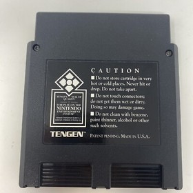 Skull & Crossbones (NES, 1990) Authentic Tengen Cart Only Tested