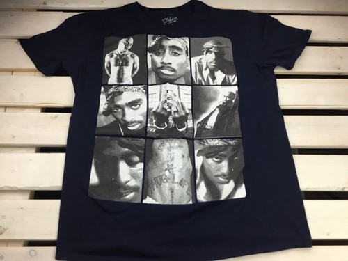Tupac 2 PAC T Shirt Mens Large Thug 