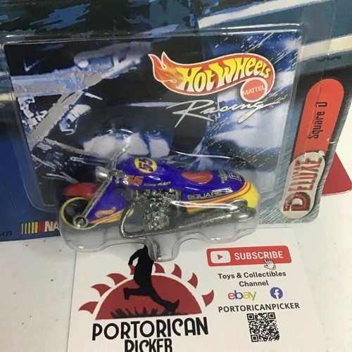 1999 Hot Wheels Racing Scorchin' Scooter Deluxe SQUARE D Motorcycle 1/64 MIP - Picture 2 of 4
