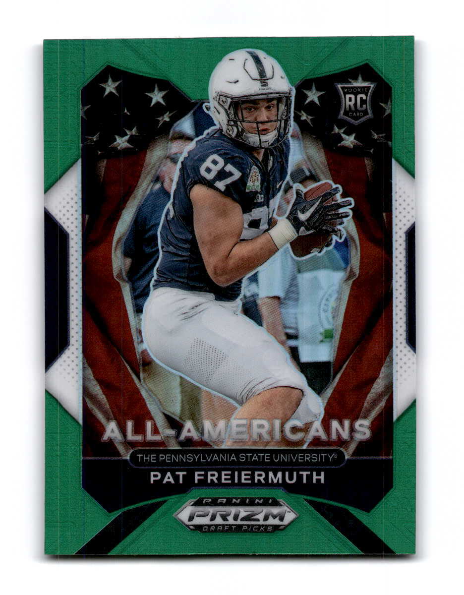 2021 Panini Prizm Draft Picks Collegiate Green Pat Freiermuth  184
