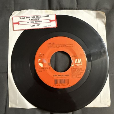BRYAN ADAMS HAVE YOU EVER REALLY LOVED A WOMAN 7'' 45 RECORD JUKEBOX EDITION