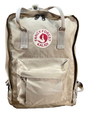 Fancy Forest Kalidi Beige 15 Inch Laptop Backpack Casual Travel