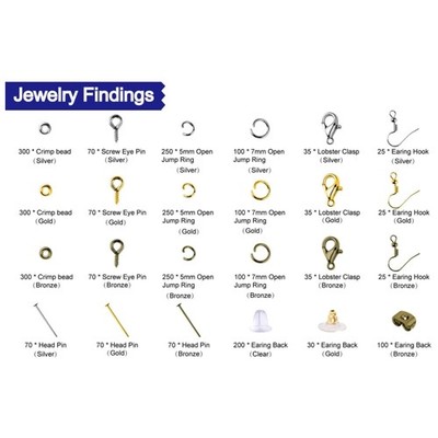 Complete Jewelry Findings Kit - 24 Styles