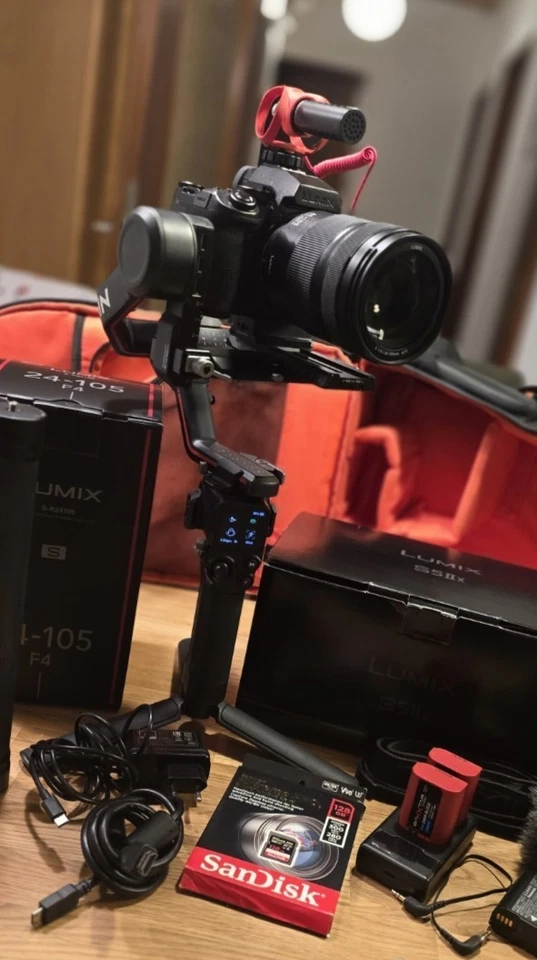 Panasonic Lumix S5IIX 6400 Auslösungen Komplettset DJI RS3 24-105 Top - Bild 2 von 4