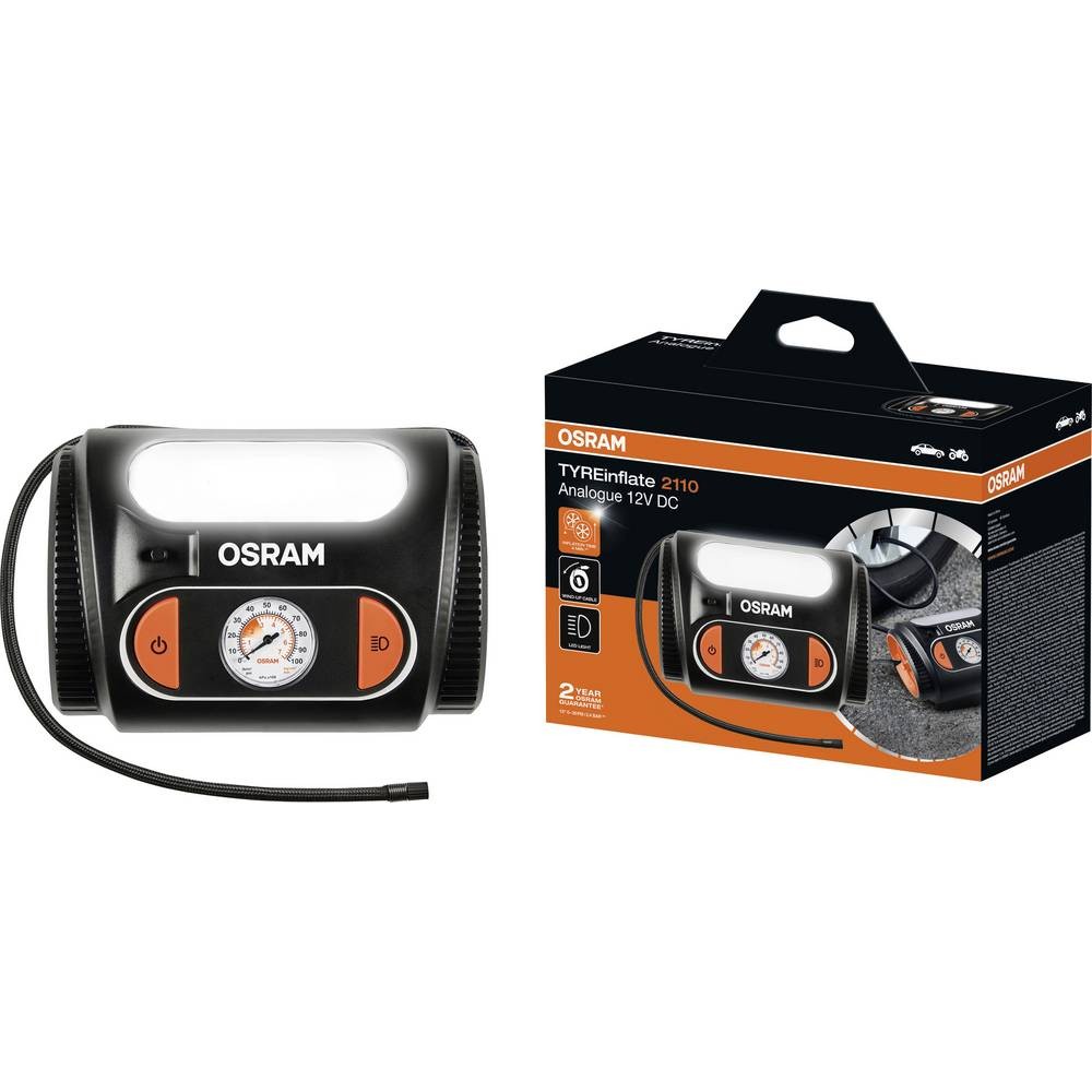 Compresseur TYREinflate 2110 Osram OTI2110 gonflage rapide en 4 min