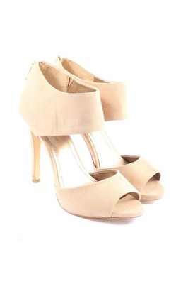BCBGENERATION High Heel Sandaletten Damen Sandaletten Gr. DE 38 beige Elegant