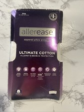 Allerease   Zippered Pillow Protector King Size 20 X 36  Allergy Bedbug Pro