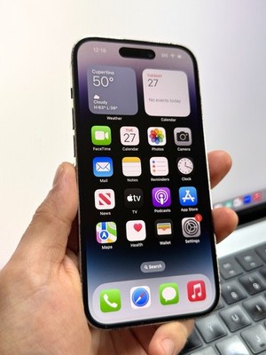 Apple iPhone 14 Pro 256GB Space Black Verizon (Back Cracked) #23997