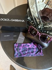 Image of Dolce & Gabbana Sunglasses BNWT Never Worn Box, Pouch/cloth Animal Print