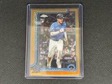 ERIC WAGAMAN 2025 Topps Chrome Update Gold /50 Rookie Card RC Marlins