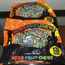 270 Pieces Of Albert's Mixed Fruit Chews Taffy Halloween Candy 23.84 Oz