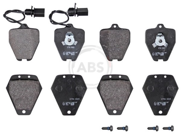A.B.S. Bremsbelagsatz Scheibenbremse 37758 FüR 4B2 C5 4B5 Audi A6 4B4 Avant 4B6-image
