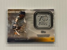 2021 Topps - Topps 70th Anniversary Manufactured Logo Patches Ken Griffey Jr...