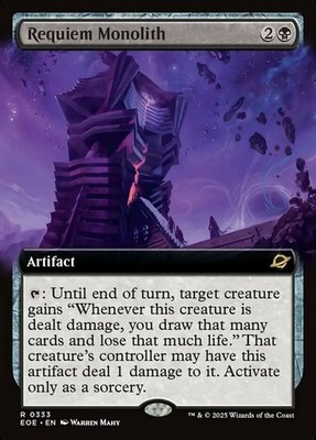 Requiem Monolith - Extended Art - Edge of Eternities - Near Mint
