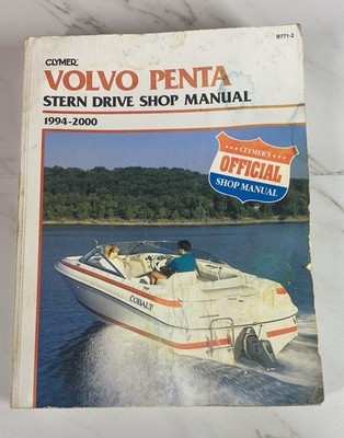 Volvo Penta Stern Drive Shop Manual 1994-2000 Clymer Marine Repair PB B771-2