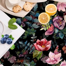 17.3"x6.5ft Floral Shelf Liner Self-Adhesive Peel and Stick Contact Paper