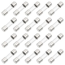 30 Pcs Fast Blow Glass Fuse 5x20mm 4A 125V Glass Tube Fuses for PCB Board