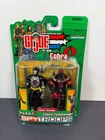GI Joe vs Cobra Spy Troops COBRA BAT COBRA COMMANDER 3.75" Action Figure 2 Pack