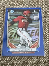 2014 Bowman - Prospects Chrome Blue Refractor #BCP55 Matt McPhearson /250 (RC)