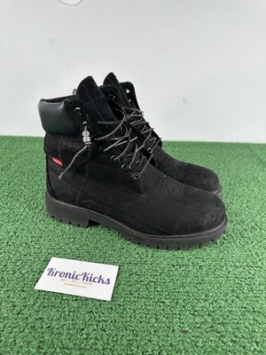 Size 8 - Supreme Timberland Premium Waterproof Black Nubuck - No Box