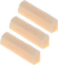 3Pcs Mandolin Bone Nut, String Nut for 8 String Mandolin Instrument Replacement
