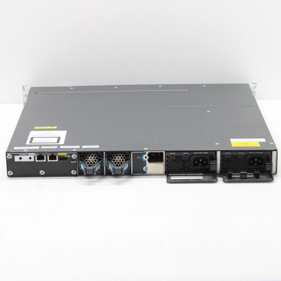 Cisco Catalyst WS C3560X 24P 24 Port Gigabit PoE Network Switch C3KX-NM-1G - Image 4 of 4