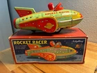 Schylling Rocket Racer Tin Toy Reproduction with Box Vintage