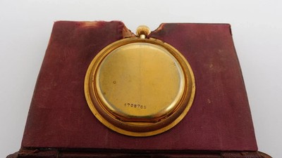 Reiseuhr läuft 8 Tage LONGINES 8 days car watch works