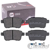 A.B.S. BremsbelÄGe Hinten Passend FüR Mercedes Citan Nissan NV250 Renault Kangoo