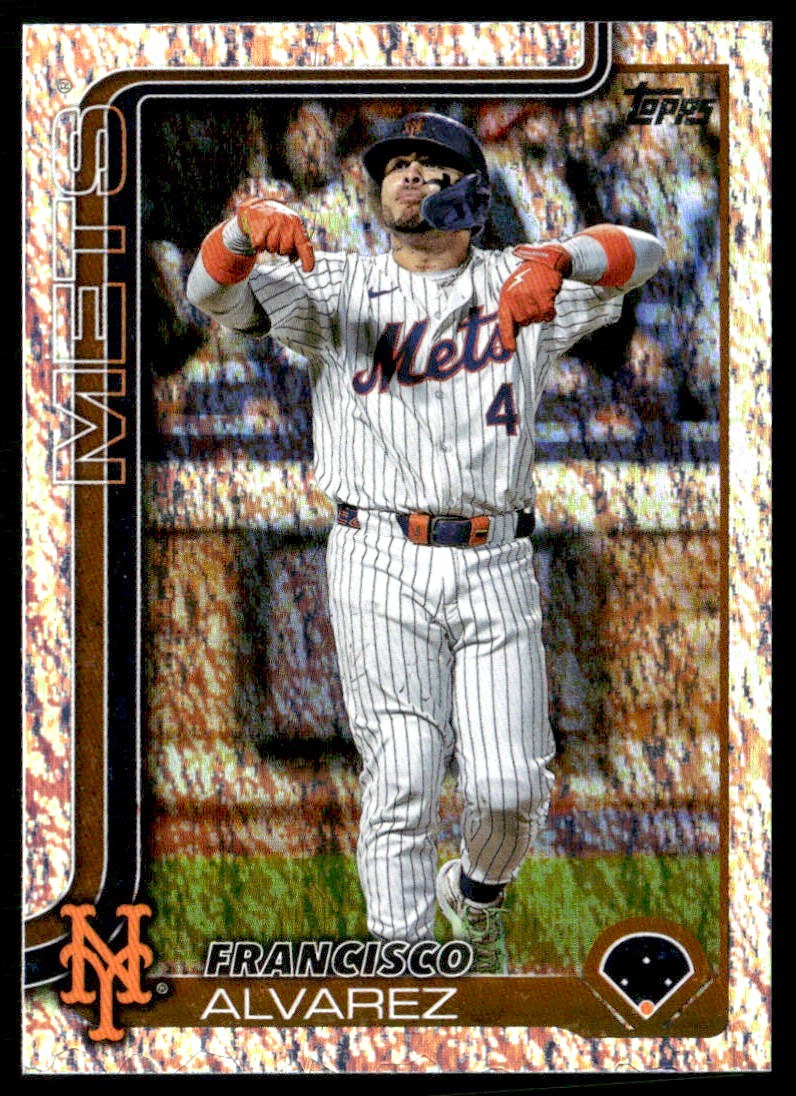 2025 Topps #171 Francisco Alvarez Holo Foil New York Mets