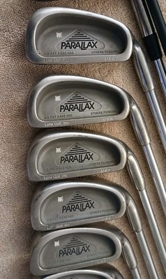 TZ GOLF - VINTAGE LYNX 1, 3 Woods, Parallax MEN'S 2-PW Irons, 11 Clubs Steel RH