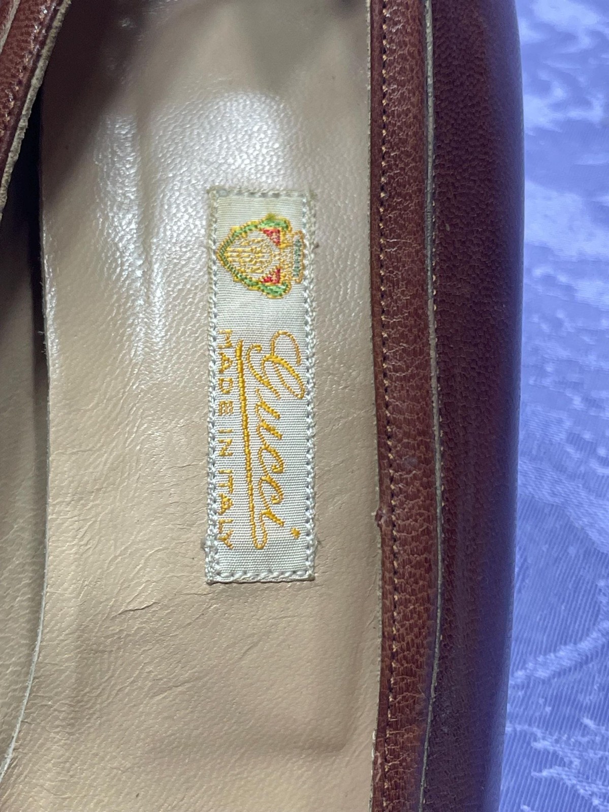 Authentic Vintage Gucci Brown Leather Pumps – Size 36 AA 1980s Italy thumbnail 5