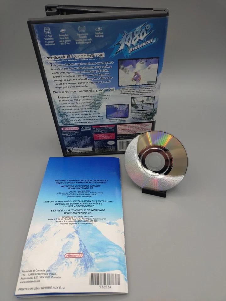 1080 Avalanche Nintendo Gamecube Complete with Manual Very Good Condition - Image 2 of 2