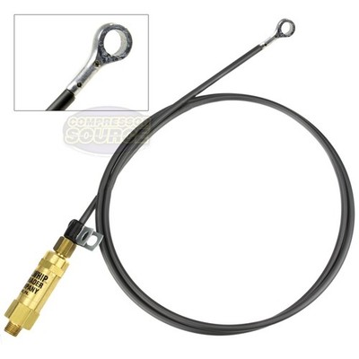 36'' Eagle Air Compressor Engine Throttle Control Cable Bullwhip With Eyelet End