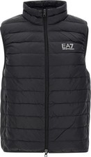 EA7 Emporio Armani Herren Schwarz Daunenweste Übergangsweste 8NPQ06-PNGPZ-1200
