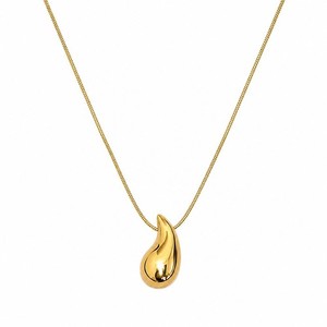 18K Gold Plated Teardrop Pendant Necklace Adorable Necklace