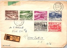 GOLDPATH: Austria cover 1962 to USA registered CV927_P26