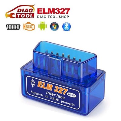 Mini ELM327 Bluetooth V2.2 OBD2 Diagnosegerät Auto Scanner für iOS & Android