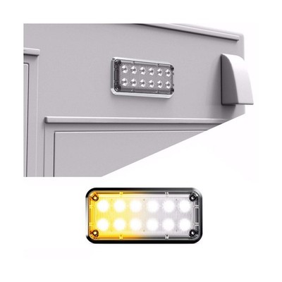 Alpha-Z 7x3 Ambulance LED Surface Mount Emergency Strobe Lights and Fire Truc...