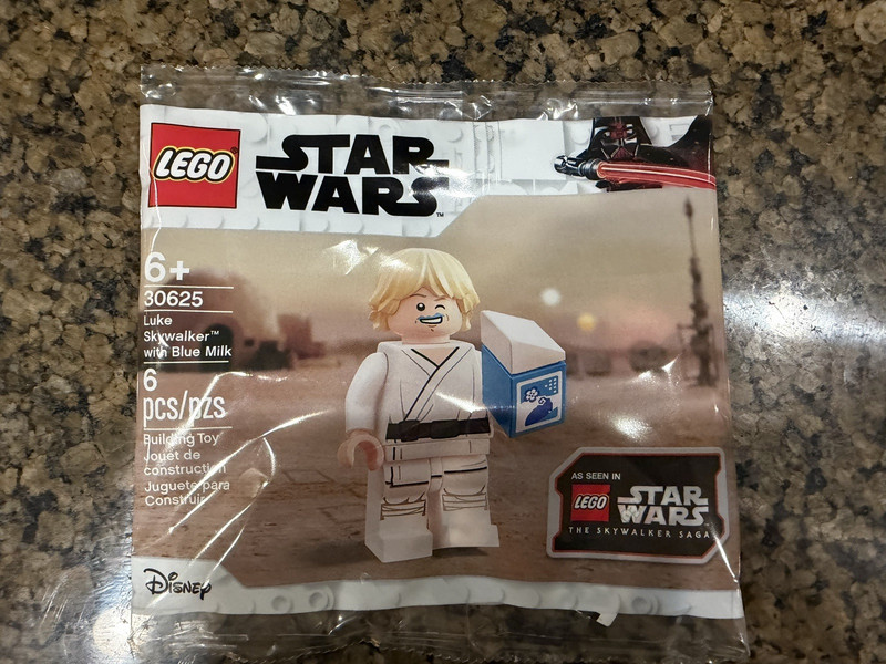 LEGO Star Wars 30625 Luke Skywalker w/ Blue Milk Minifigure Polybag Foil Pack
