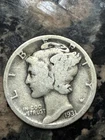 1931-d Mercury Dime, Better Date, 99c Shipping