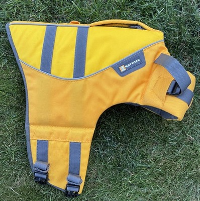 NEW RUFFWEAR K-9 FLOAT COAT M DANDELION YELLOW