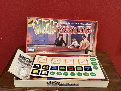 Vintage High Rollers TV Game Show Board Game by Parker Brothers Complete