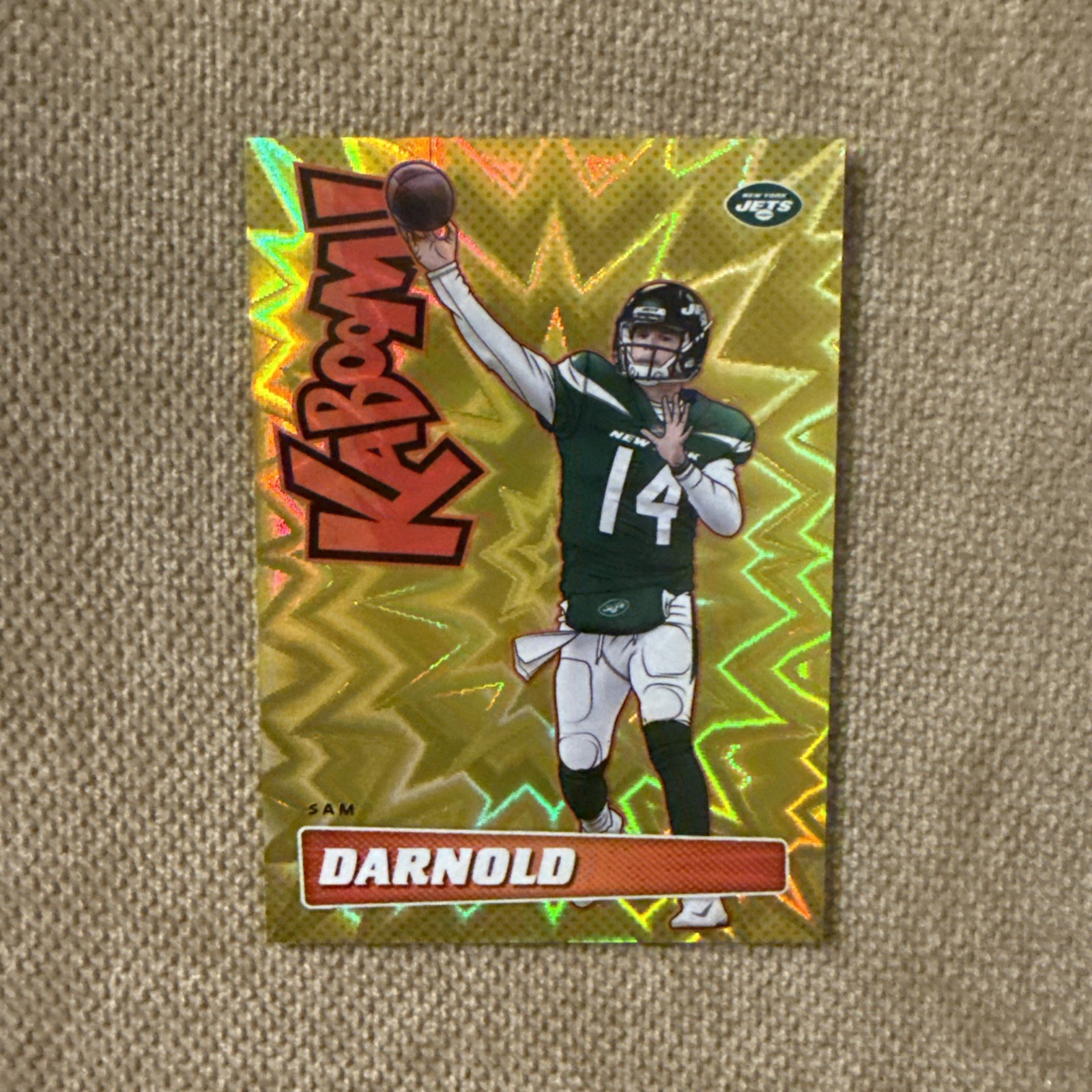 2019 Sam Darnold Absolute Football Kaboom Gold /10 SEAHAWKS CASE HIT SSP